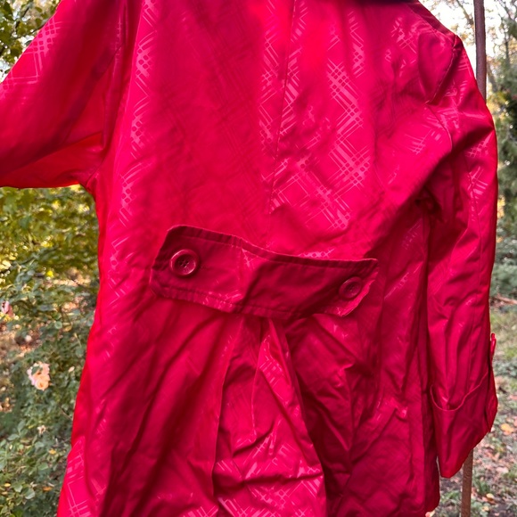 Anne Klein buttoned rain jacket - Picture 3 of 4